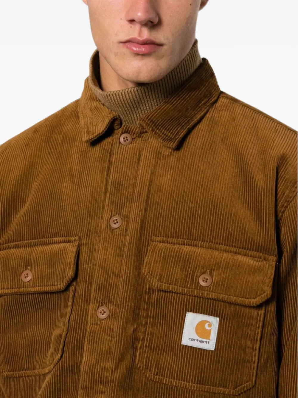 Carhartt WIP Whitsome shirtjack Bruin