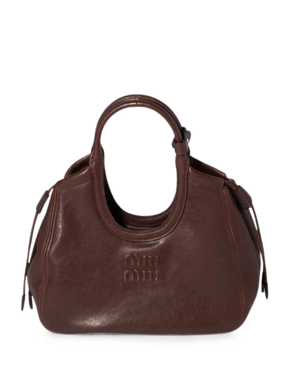 Miu Miu Borsa tote Ivy in nappa - Marrone