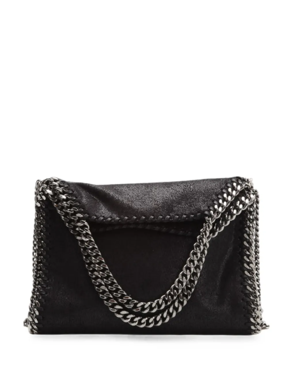 Stella McCartney Falabella chain-trim shoulder bag - Nero