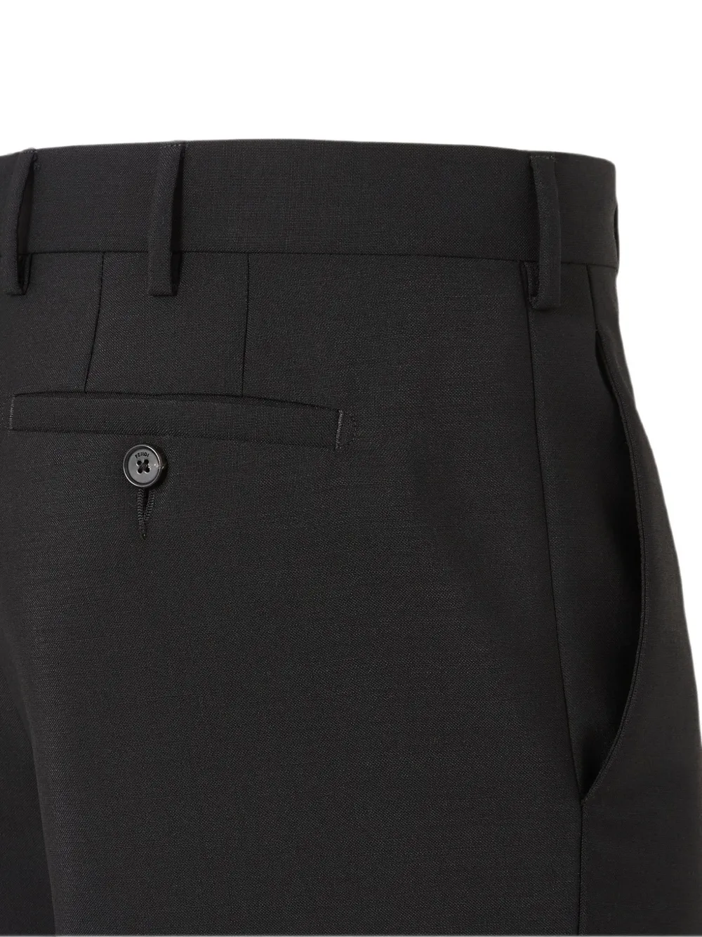 FENDI Geplooide pantalon Zwart