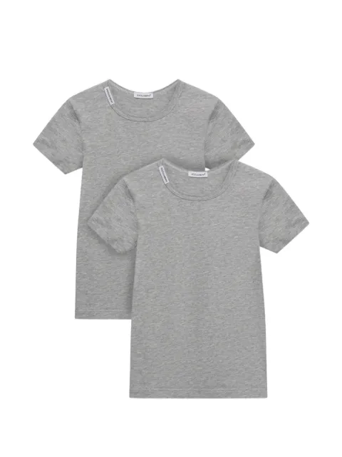Dolce & Gabbana Kids logo-tag T-shirt (set of two)
