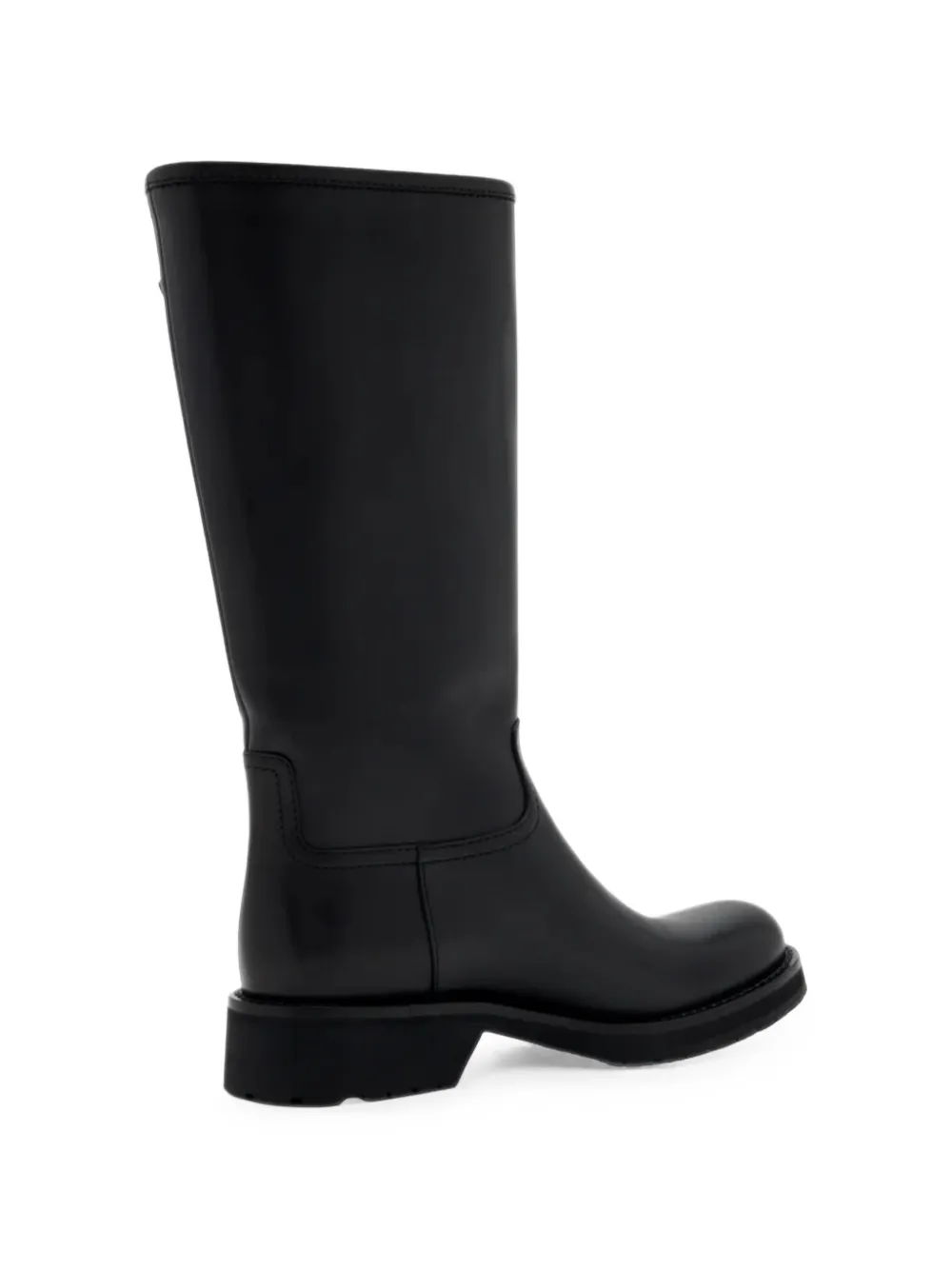 Gucci Biker boots met Web Zwart