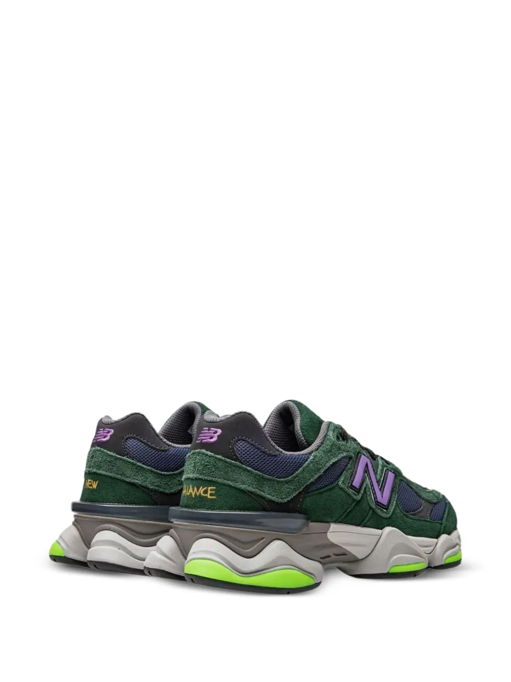 New Balance 9060 lace-up sneakers Groen