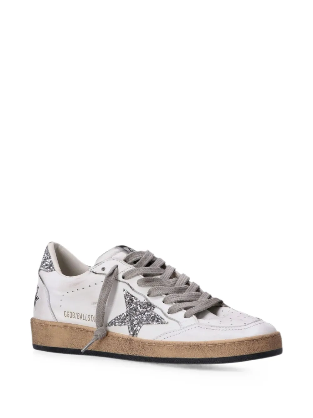 Golden Goose Ball Star glitter-star sneakers Wit