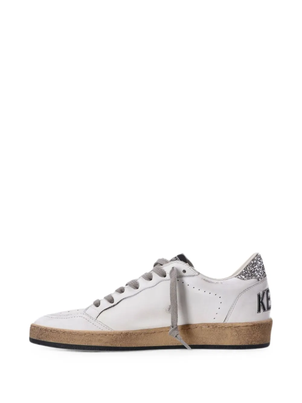 Golden Goose Ball Star glitter-star sneakers Wit