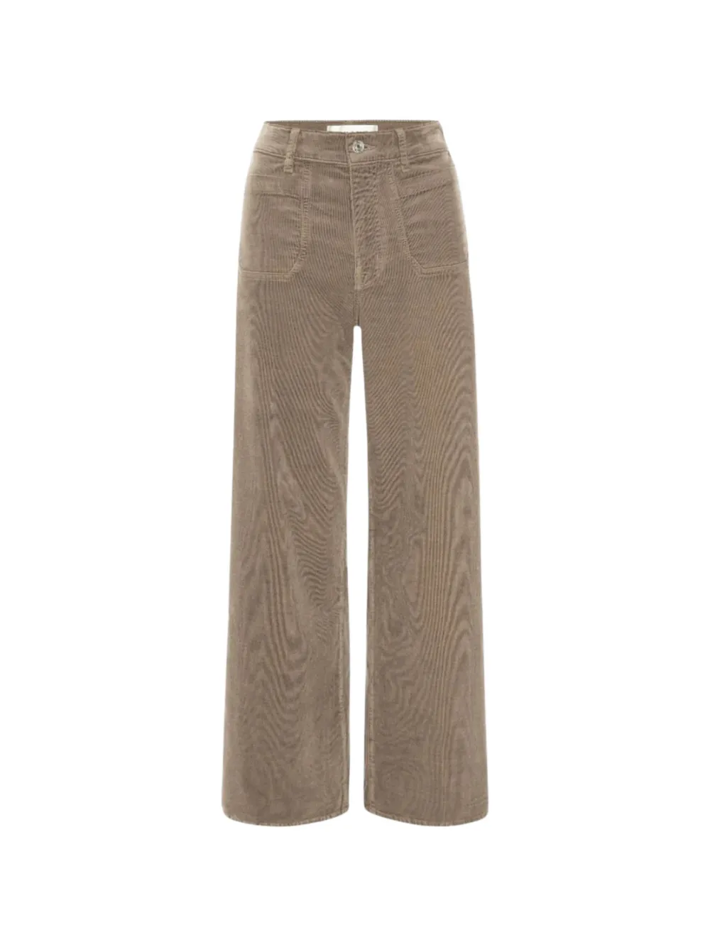 Frame Le Slim Palazzo Straight Trousers In Neutrals