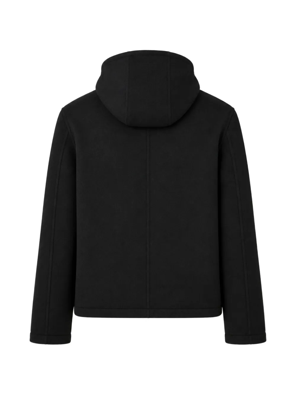 FENDI Hoodie met capuchon en rits Zwart