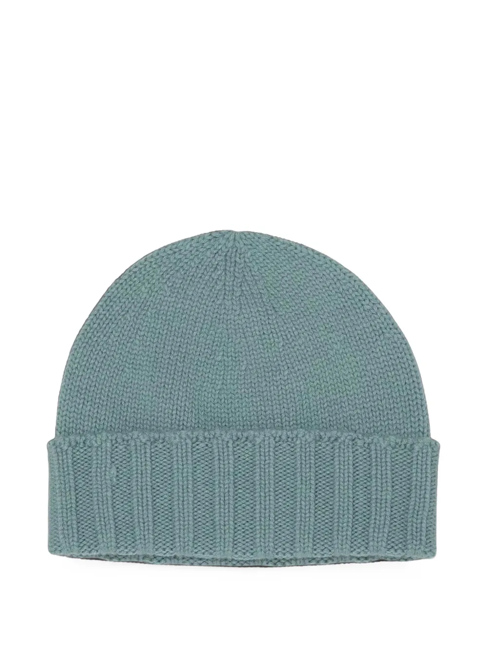 Drumohr ribbed-knit cashmere beanie hat Blauw