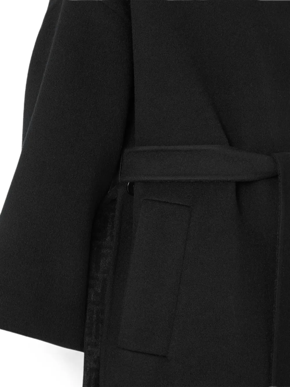 FENDI Jas met ceintuur Zwart