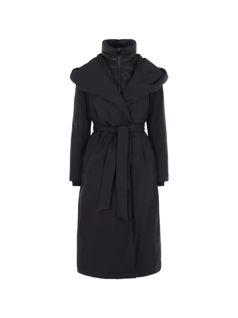 Herno layered hooded coat