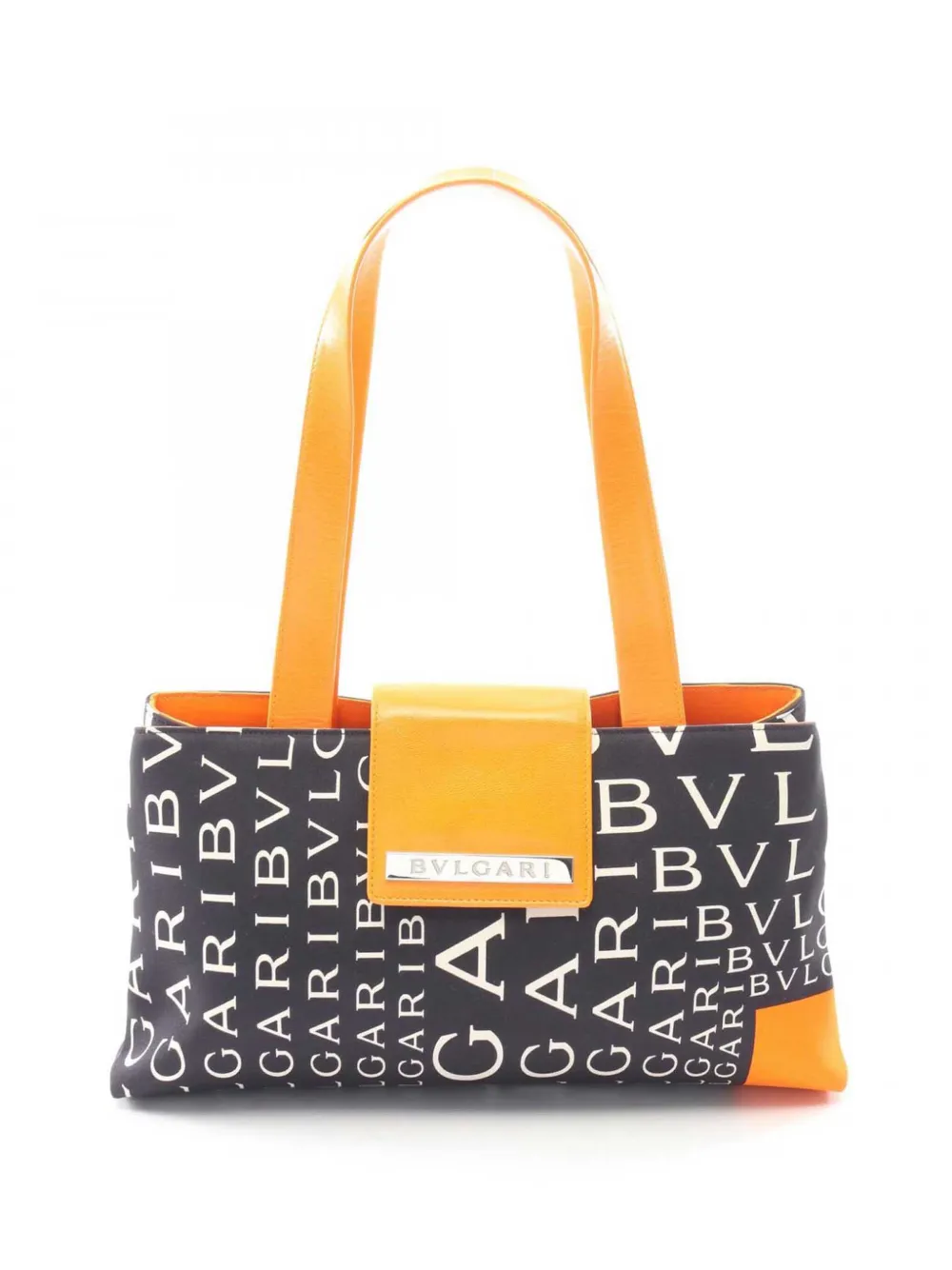 Bvlgari Pre-Owned 2010-2026 Logomania Schultertasche aus Canvas - Schwarz