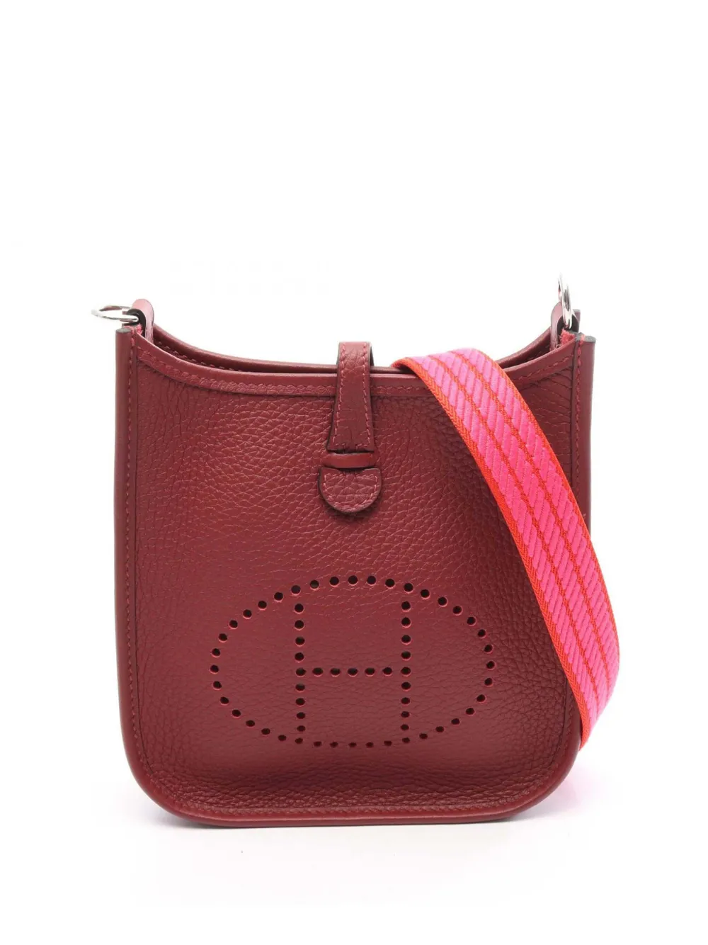 Hermès Pre-Owned 2024 Clemence Evelyne Amazone Umhängetasche 16cm - Rot