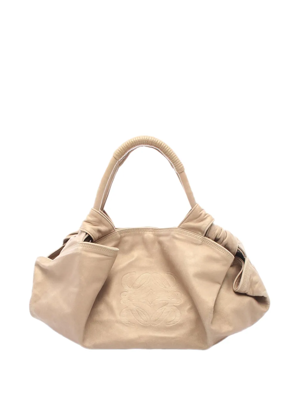 Loewe Pre-Owned 2010-2026 Aire Beuteltasche im Metallic-Look aus Nappaleder - Gold