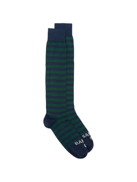 MC2 Saint Barth striped ribbed-trim socks