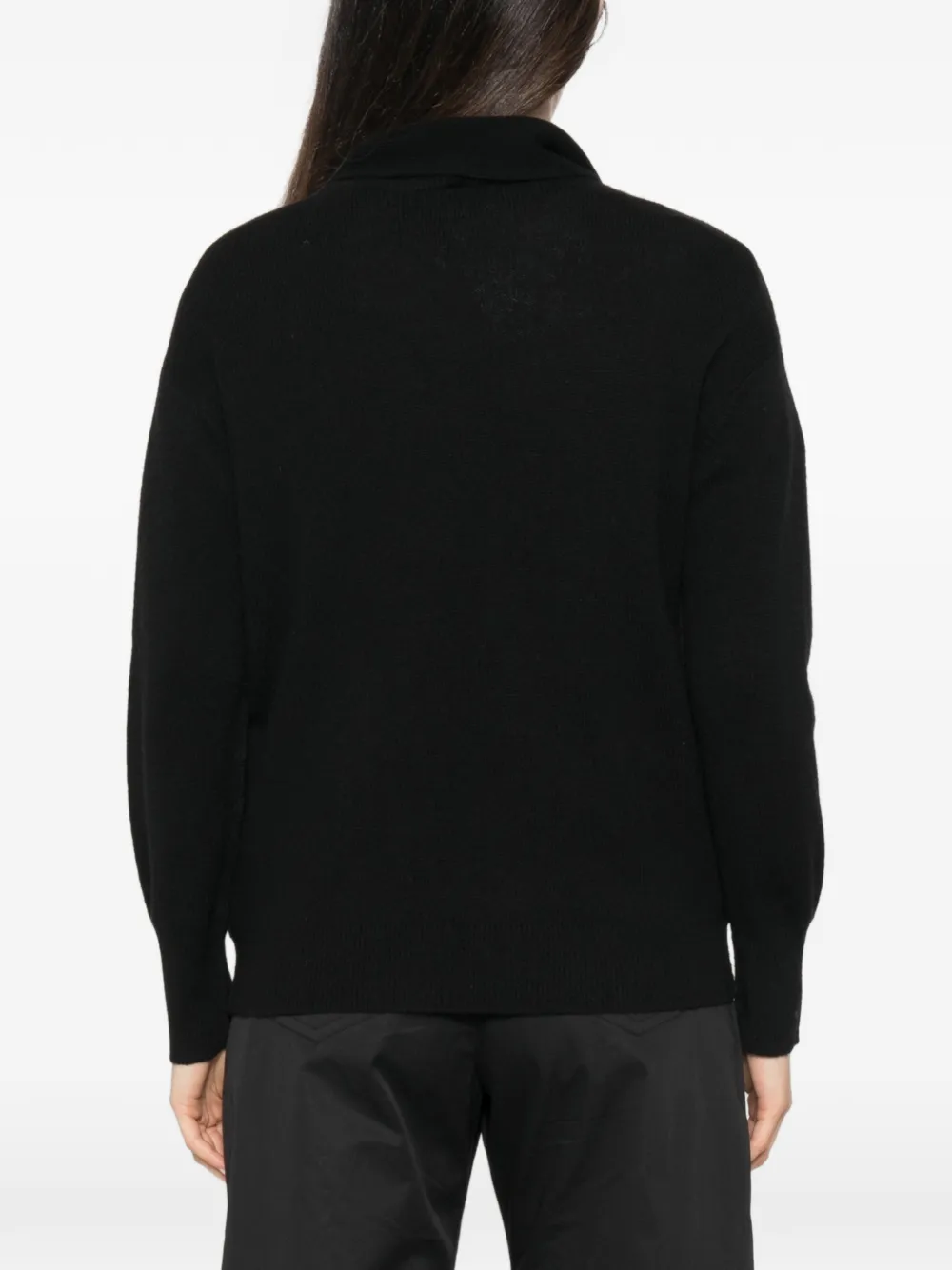 Marella scarf-detail sweater Zwart