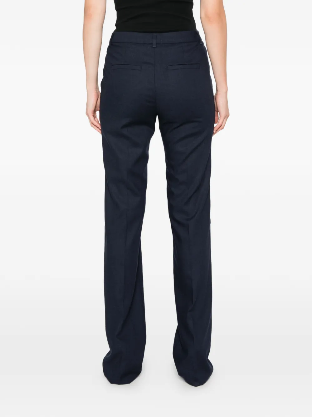 Marella Straight plooibroek Blauw
