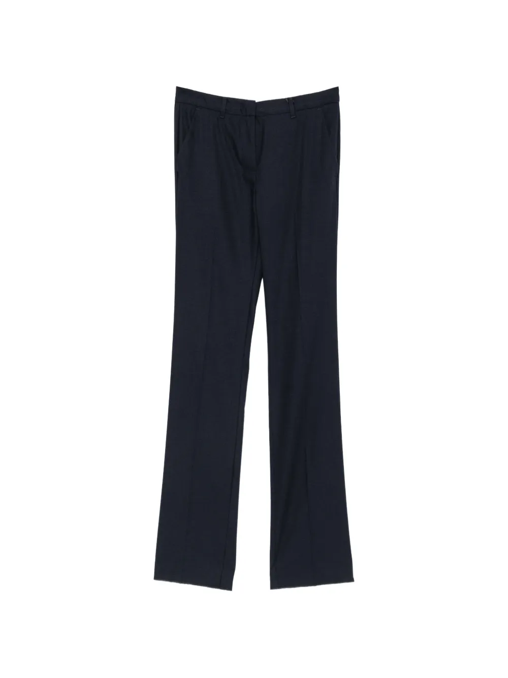 Marella pressed-crease straight-leg trousers - Bleu Marella pressed-crease straight-leg trousers - Bleu