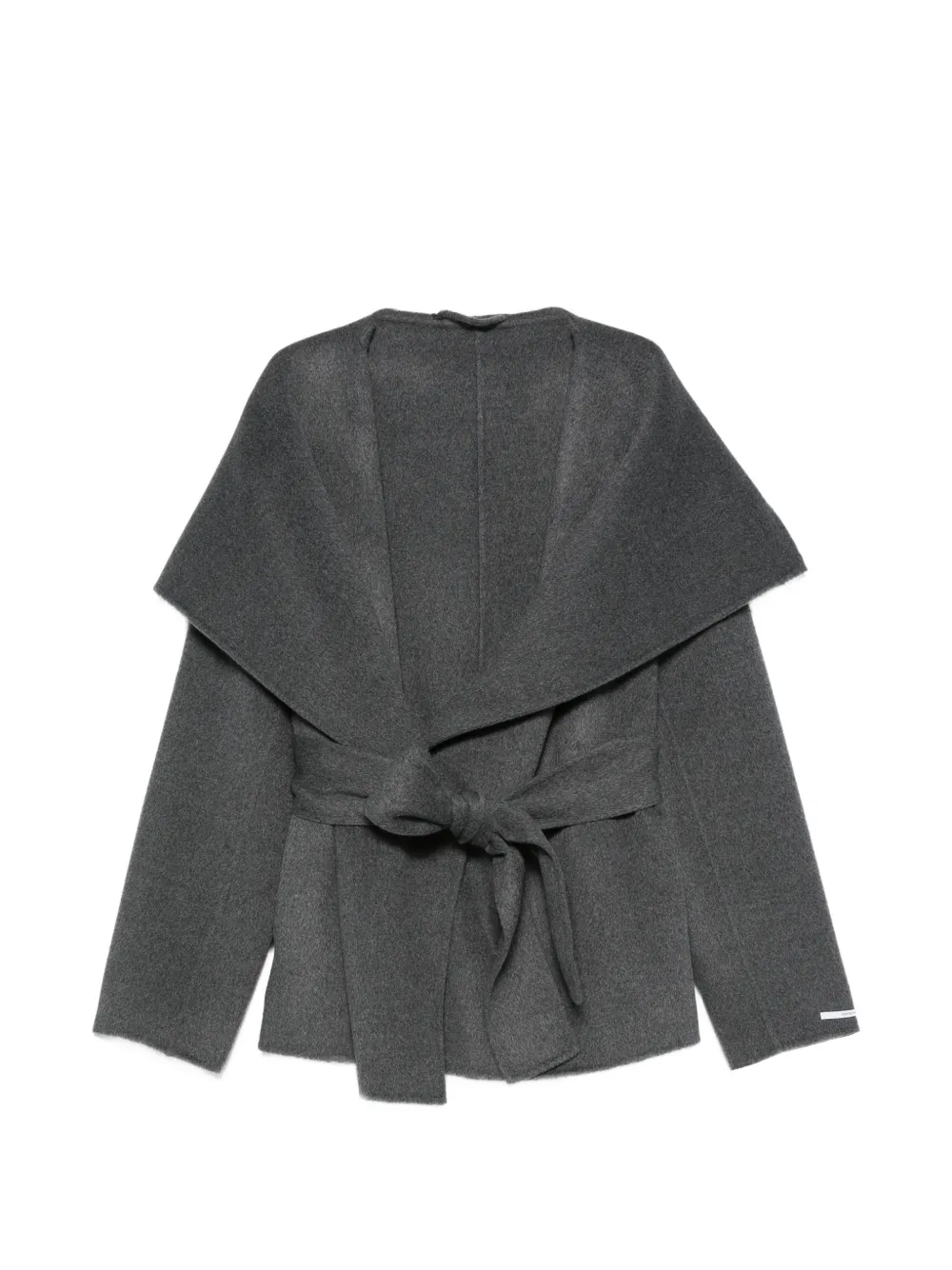 Marella Mllpulcino belted shawl-collar coat - Grau