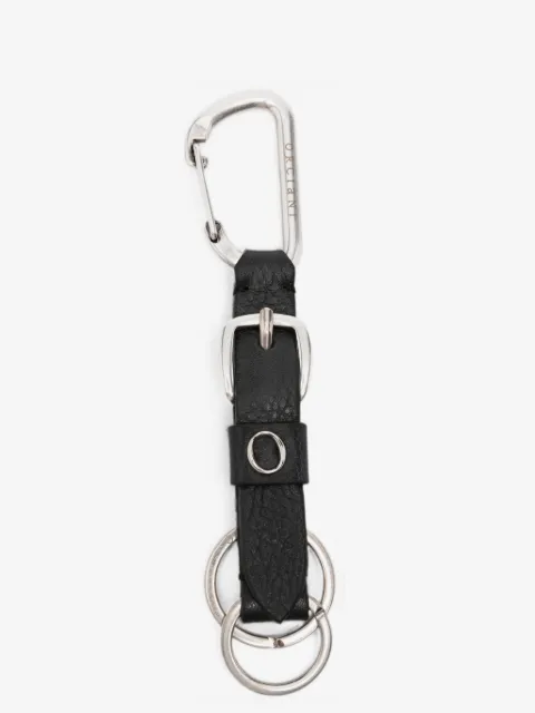 Orciani buckle-detail leather keyring