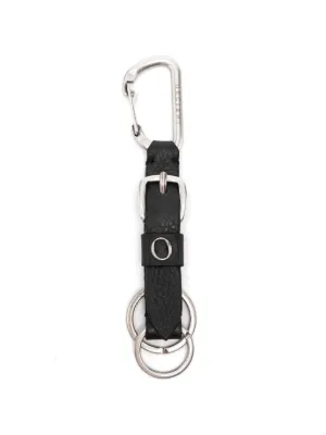 Guidi Leather Keyring | Black | FARFETCH EG