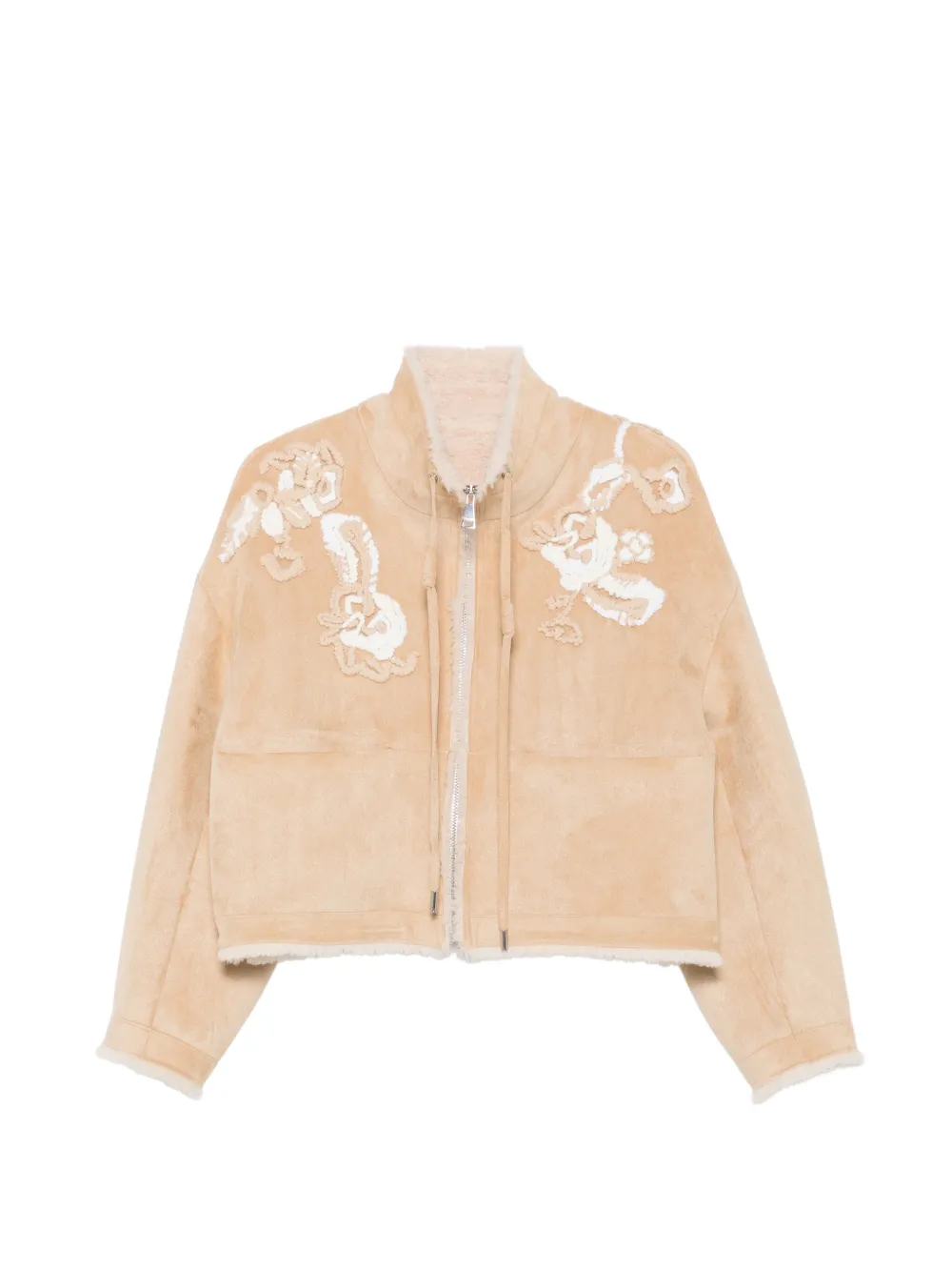 ERMANNO FIRENZE embroidered-detail jacket