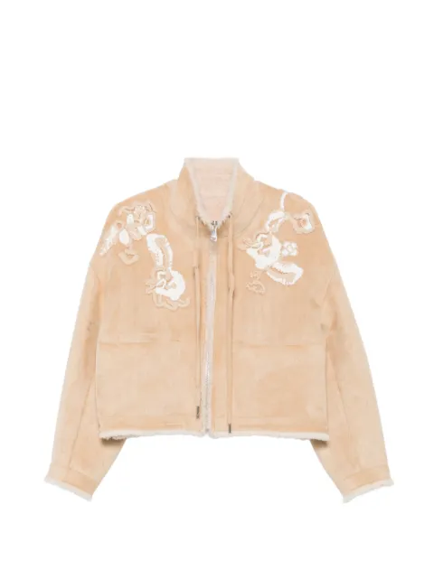 ERMANNO FIRENZE embroidered-detail jacket