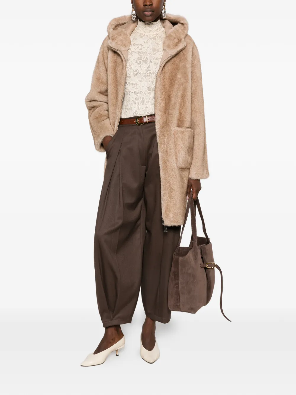 Betta Corradi Jack van imitatiebont Beige