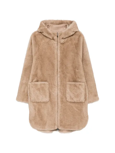 Betta Corradi faux-fur hooded jacket