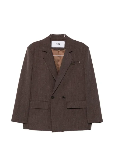 Eleh double-breasted notch-lapel jacket