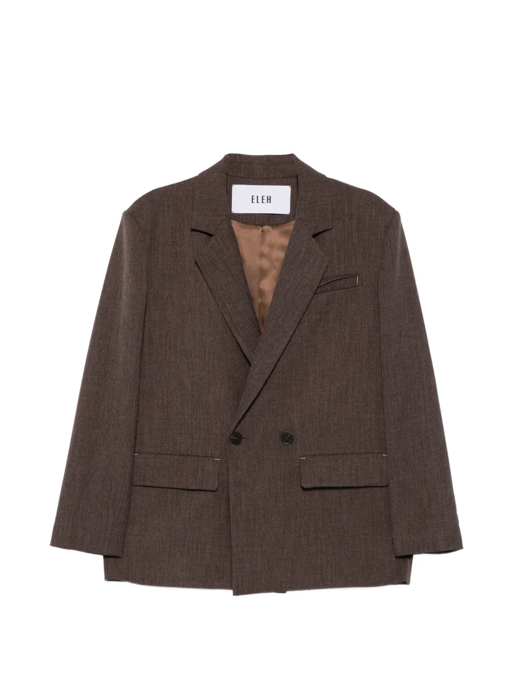 Eleh double-breasted notch-lapel jacket