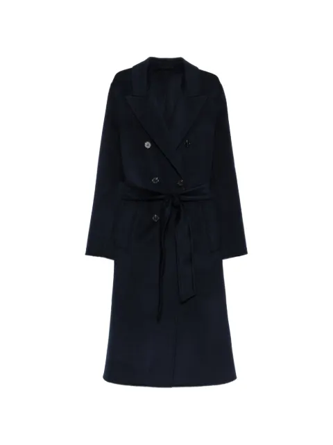 Marella double-breasted belted coat