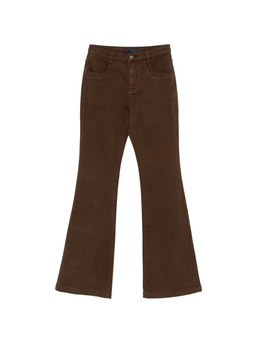 Eleh Jeans a gamba ampia - Marrone