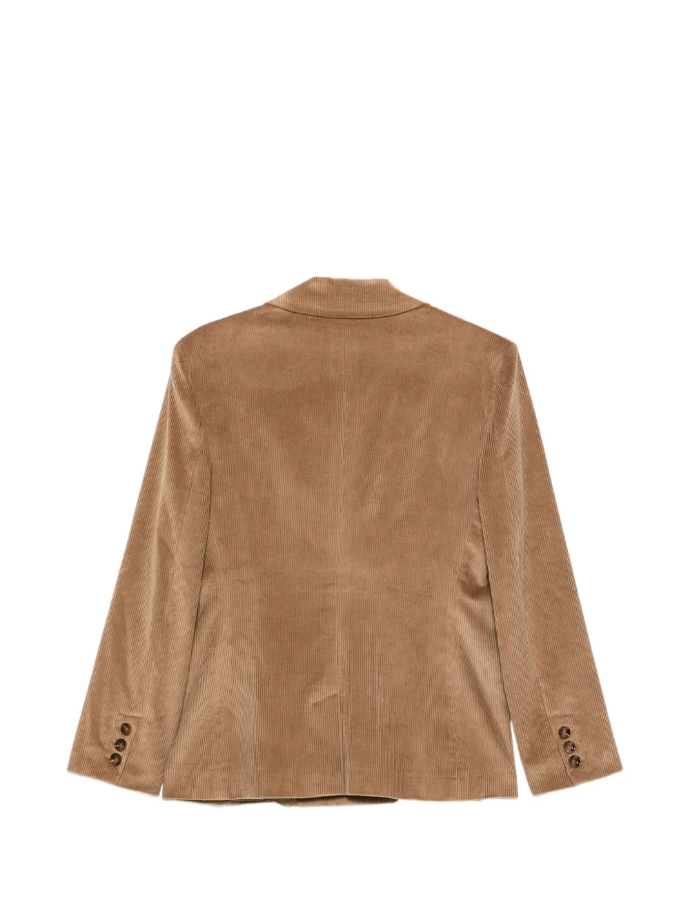 Marella double-breasted corduroy blazer Bruin