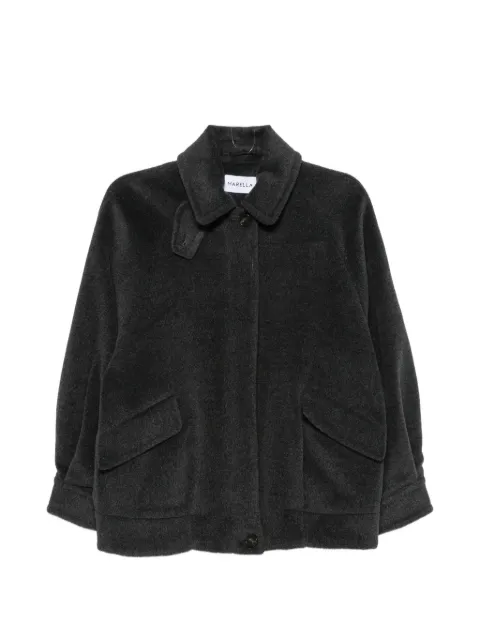 Marella virgin-wool button-up coat