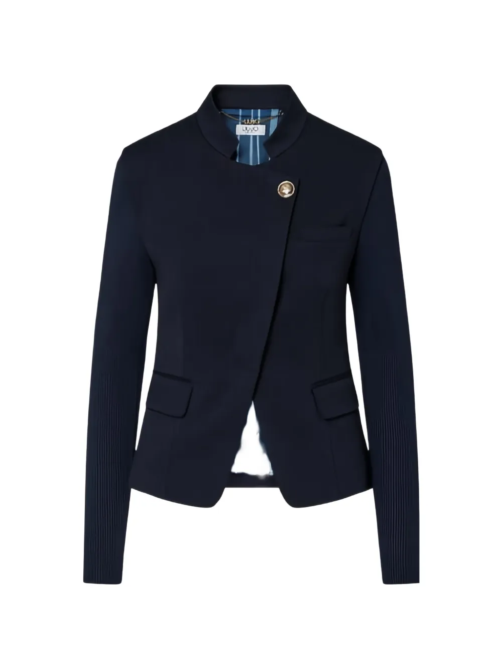 LIU JO blazer with knit sleeves