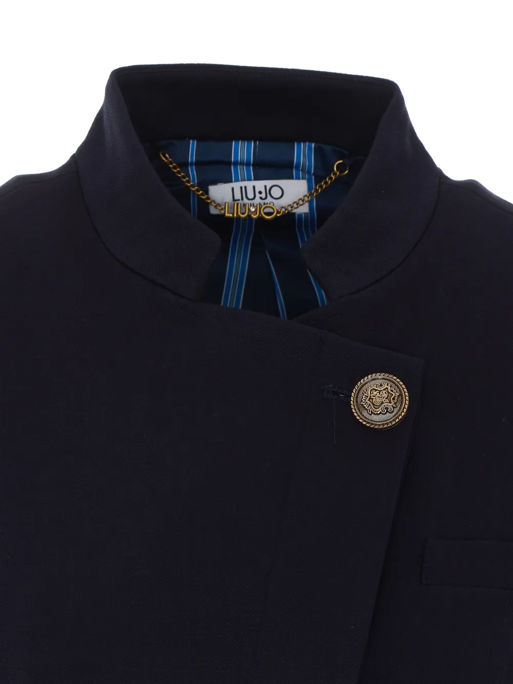 LIU JO Blazer met gebreide mouwen Blauw