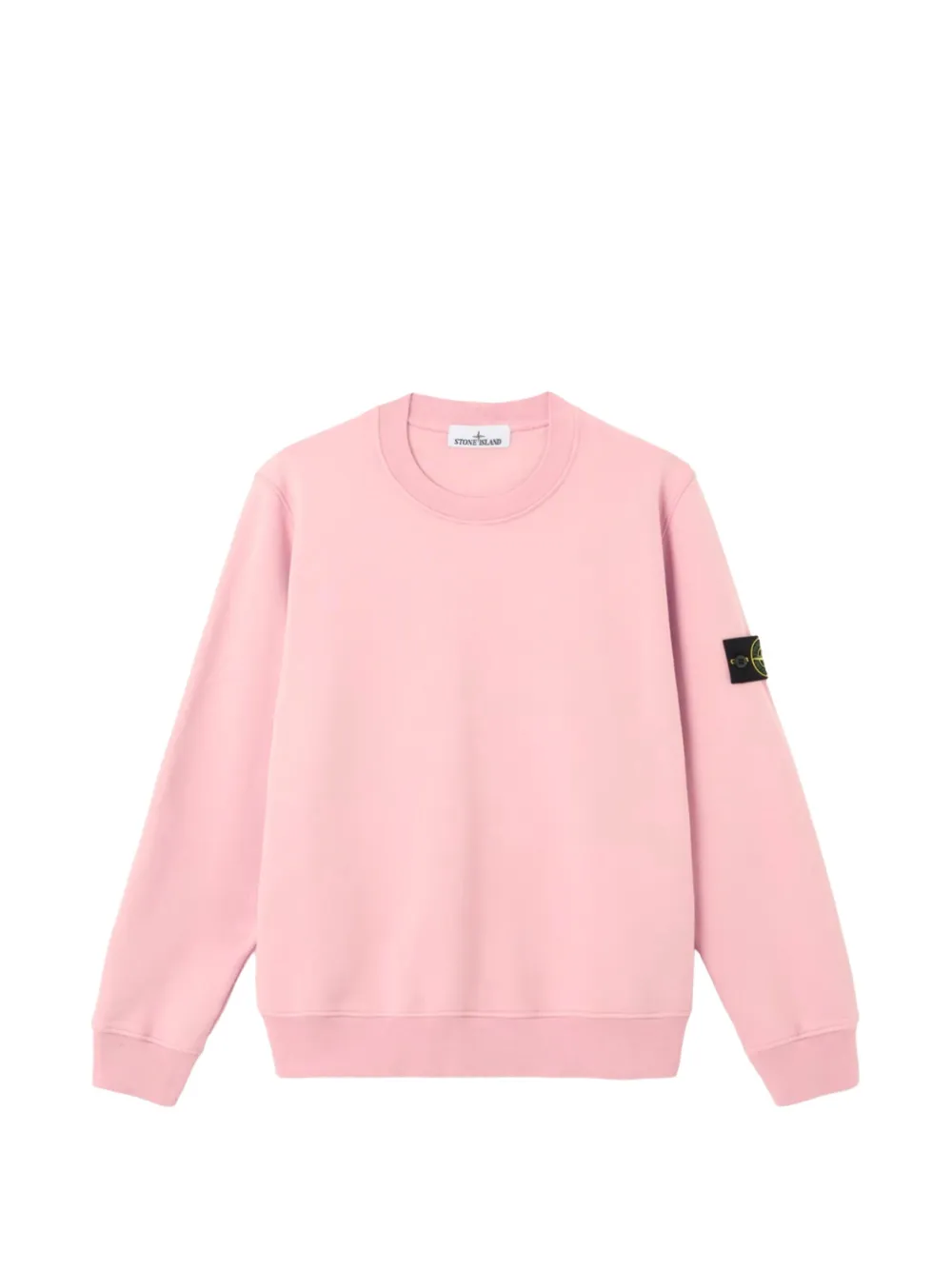 Stone Island logo-patch sweatshirt | Pink | Image 1