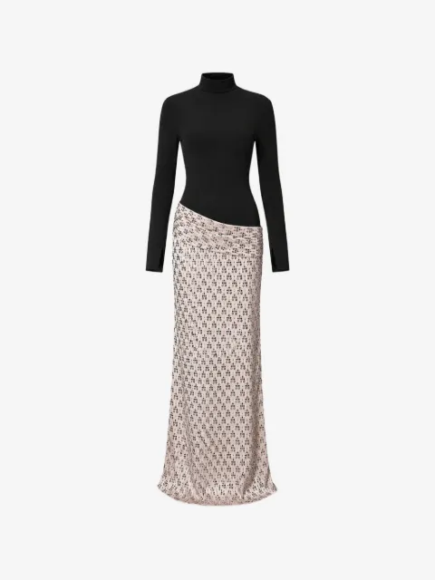 Nafsika Skourti Astra Trophy crystal-embellished maxi dress
