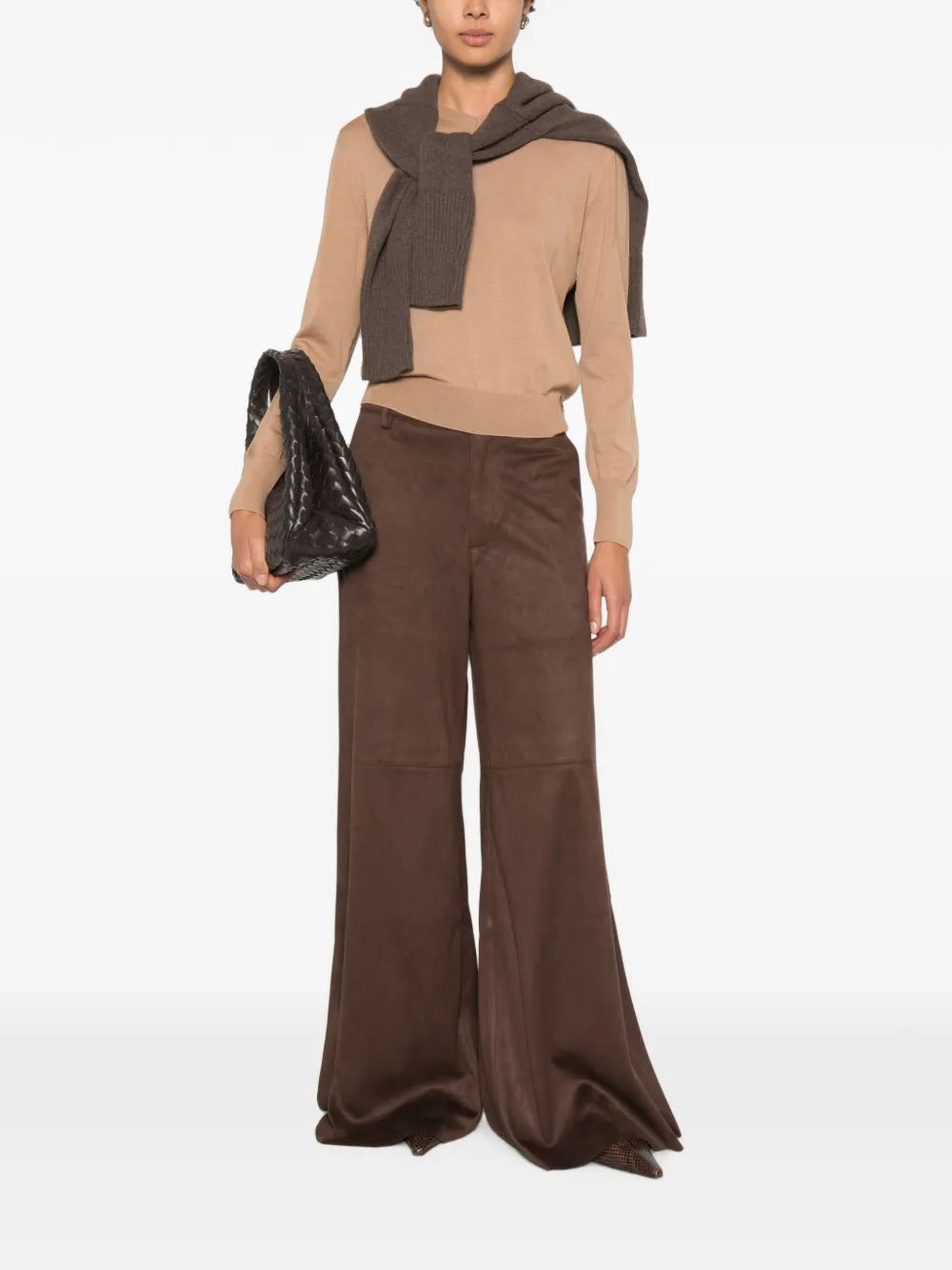 Herno Trui met V-hals Beige