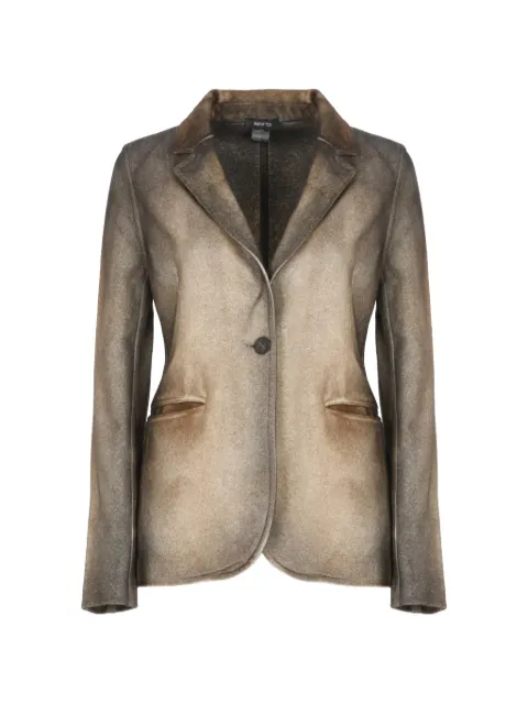 Avant Toi single-breasted wool-blend blazer