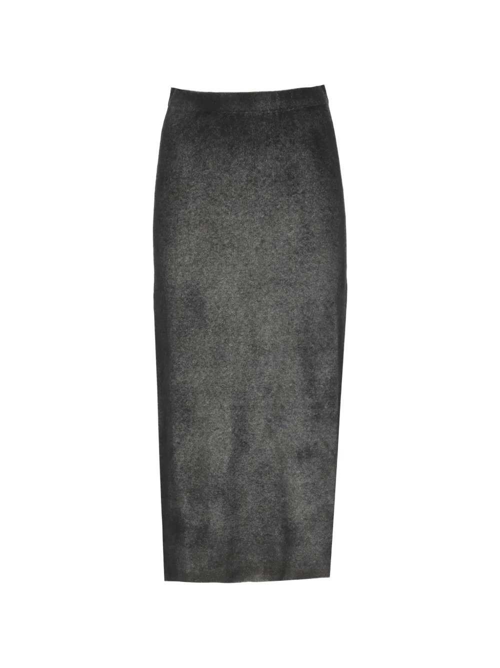 Avant Toi fine-knit rear-slit midi skirt