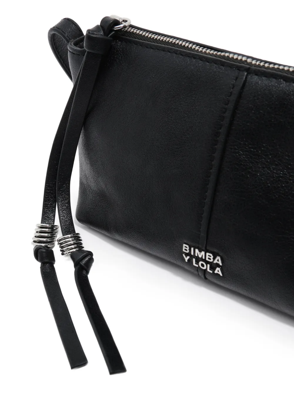 BIMBA Y LOLA Leren mini-tas Zwart