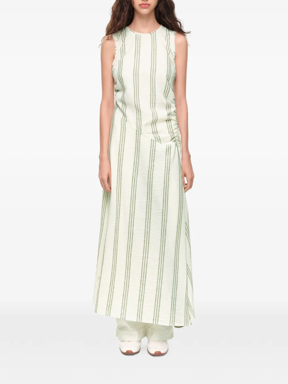 BIMBA Y LOLA Mouwloze midi-jurk Beige