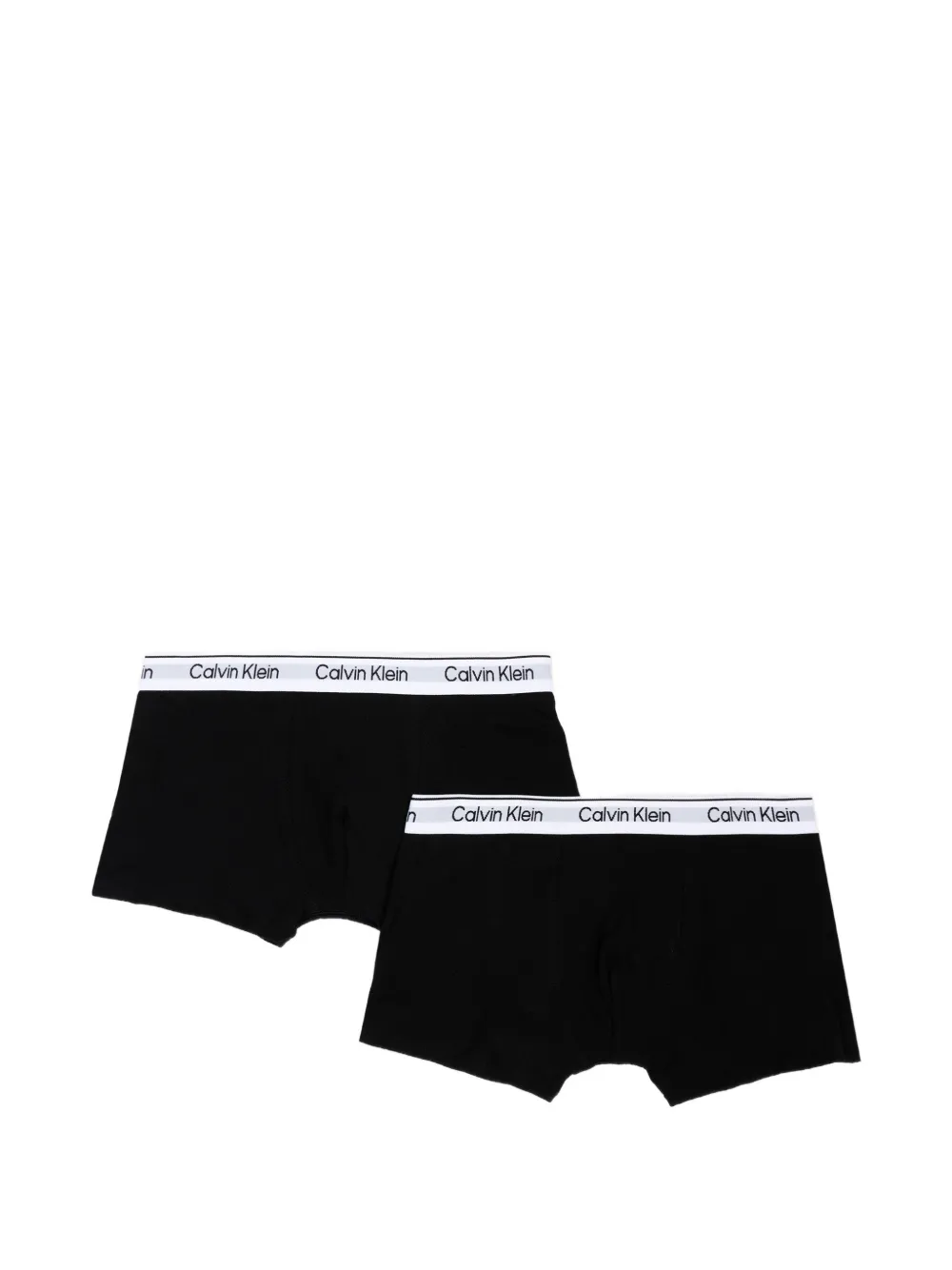 Calvin Klein Kids logo-waistband boxer (set of two) - Schwarz