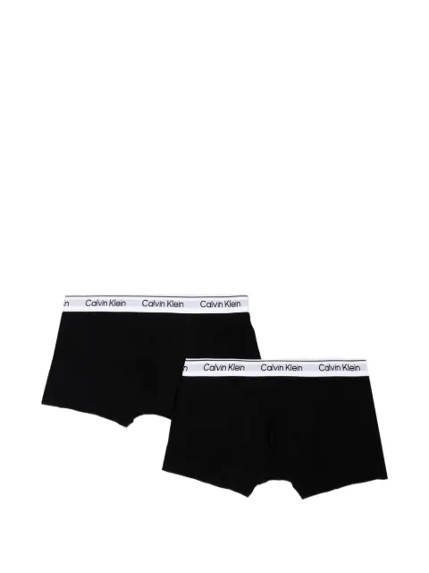 Calvin Klein Kids logo-waistband boxer (set of two)