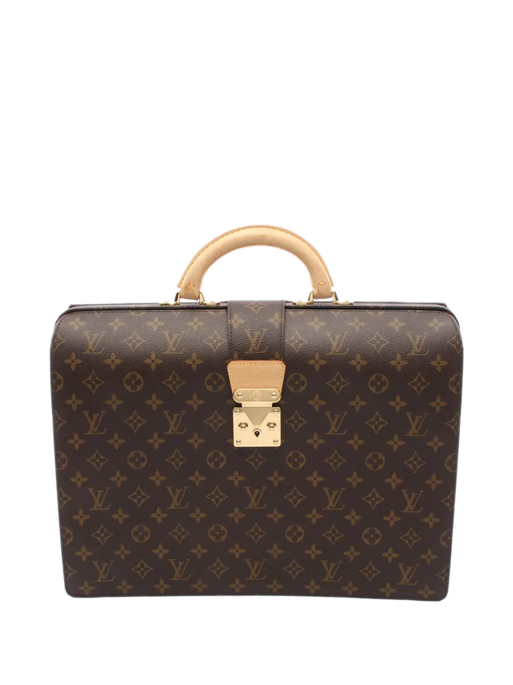Louis Vuitton Pre-Owned 2005 Serviette Fermoir Aktentasche mit Monogramm - Braun