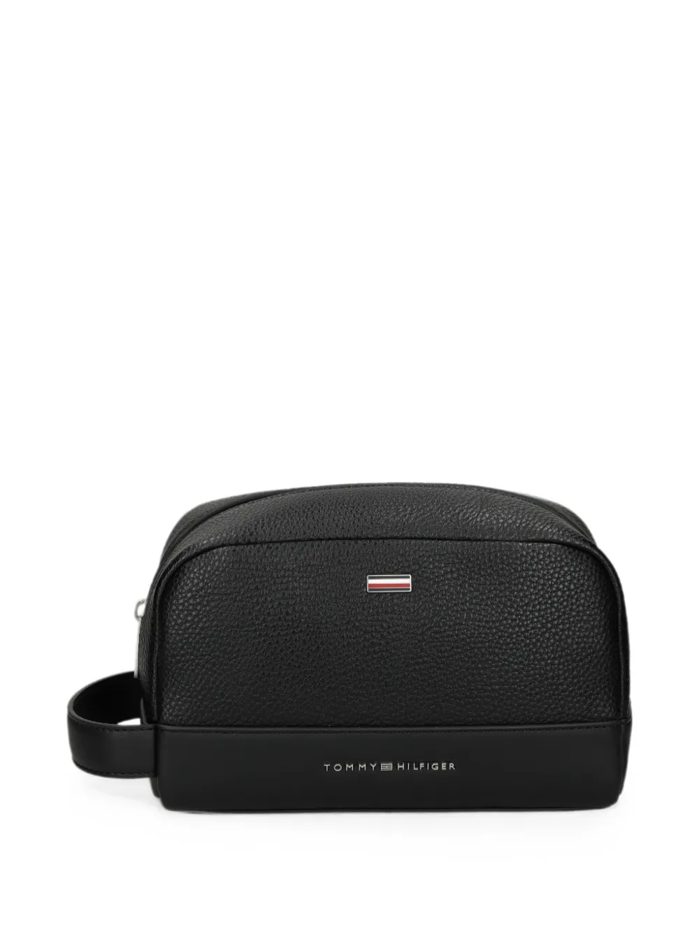 Tommy Hilfiger ロゴプレート トラベルポーチ | ブラック | Image 1