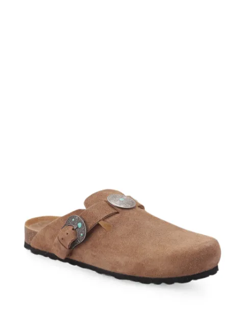 TAJI Caribe buckled mules
