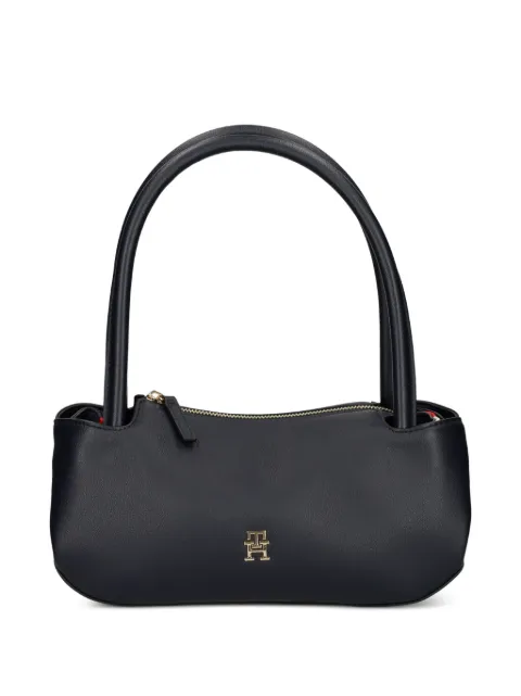 Tommy Hilfiger logo-plaque striped shoulder bag
