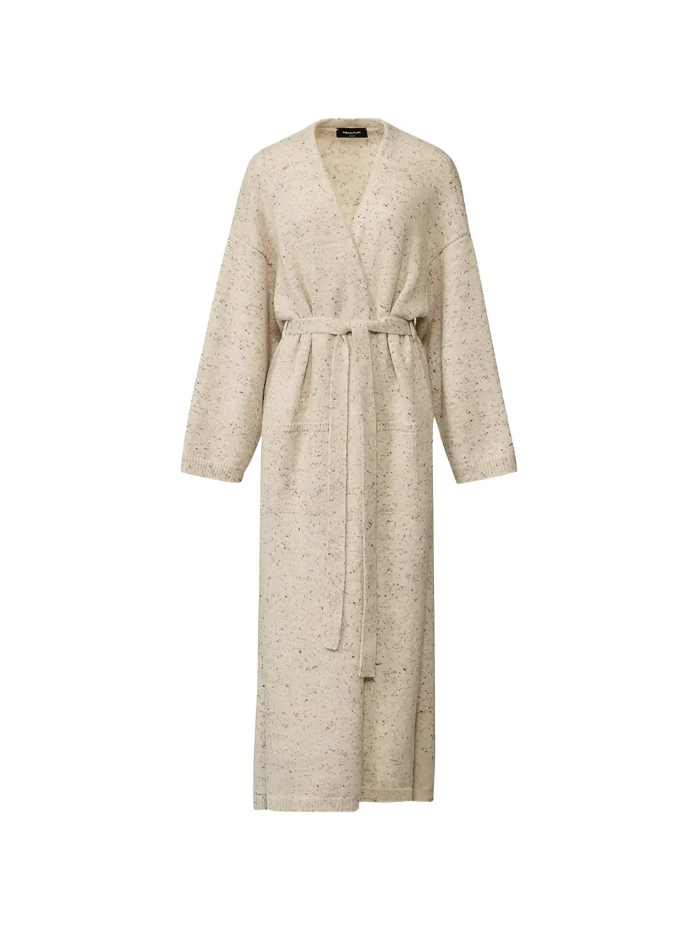 Fabiana Filippi Donegal belted flecked cardigan - Nude